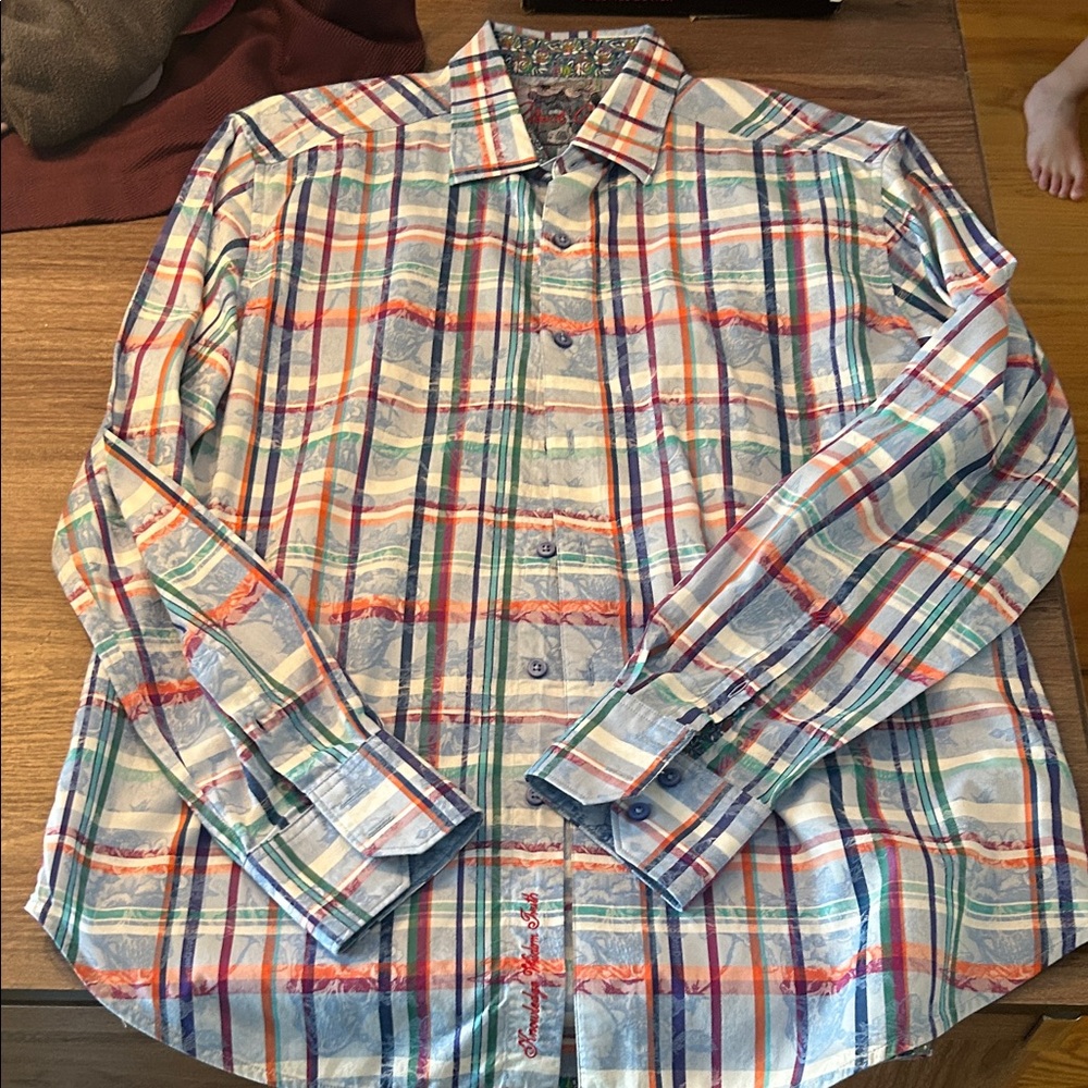 Robert Graham Vibrant Striped Men's Shirt